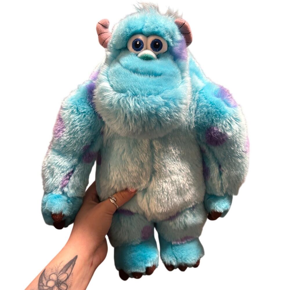 Disney Store Pixar Monsters Inc. Sulley 16" Stuffed Plush Animal